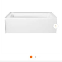 BRAND NEW TUB & WALLS.  IN BOX A GREAT PRICE FOR A NICE SET 