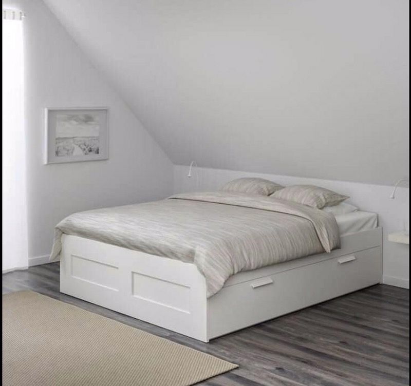 Ikea Brimnes FULL Size Captains Bed