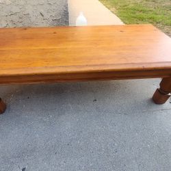 Solid Wood Coffee Table 