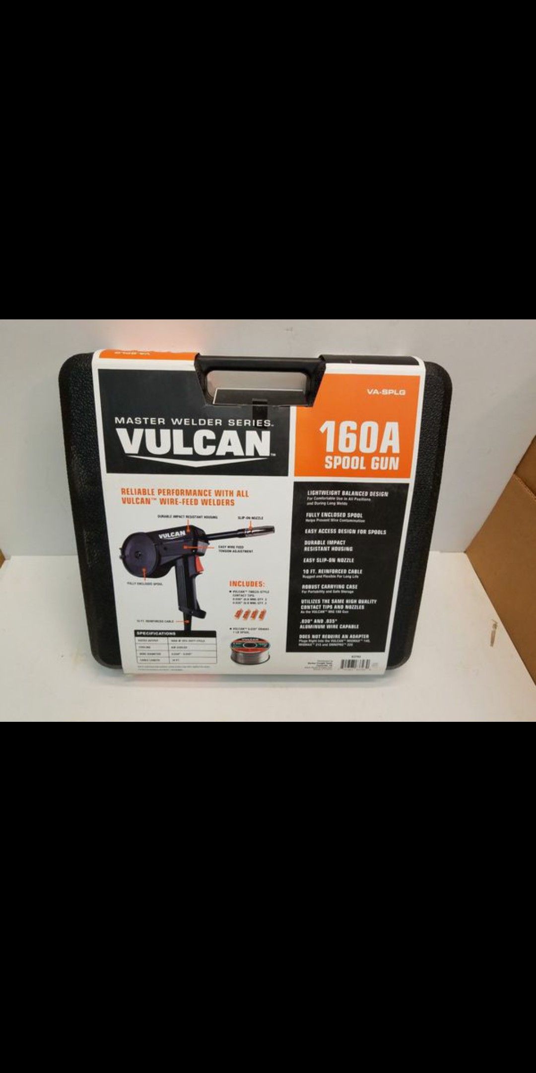 Aluminum welding Vulcan spool gun