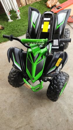 Yamaha Raptor 12V ATV Ride-on, Ages 3+, Speeds Up to 5 MPH, Includes Battery and Charger not battery
