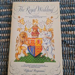 Vintage 1986 Royal Wedding Program 