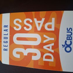 Brand New 30 Day OCTA Bus Pass