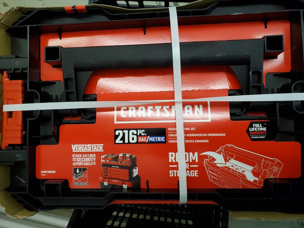 Craftsman 216 Pc. Set With Toolbox