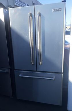 Jenn Air 3-Door Stainless Steel Refrigerator Fridge
