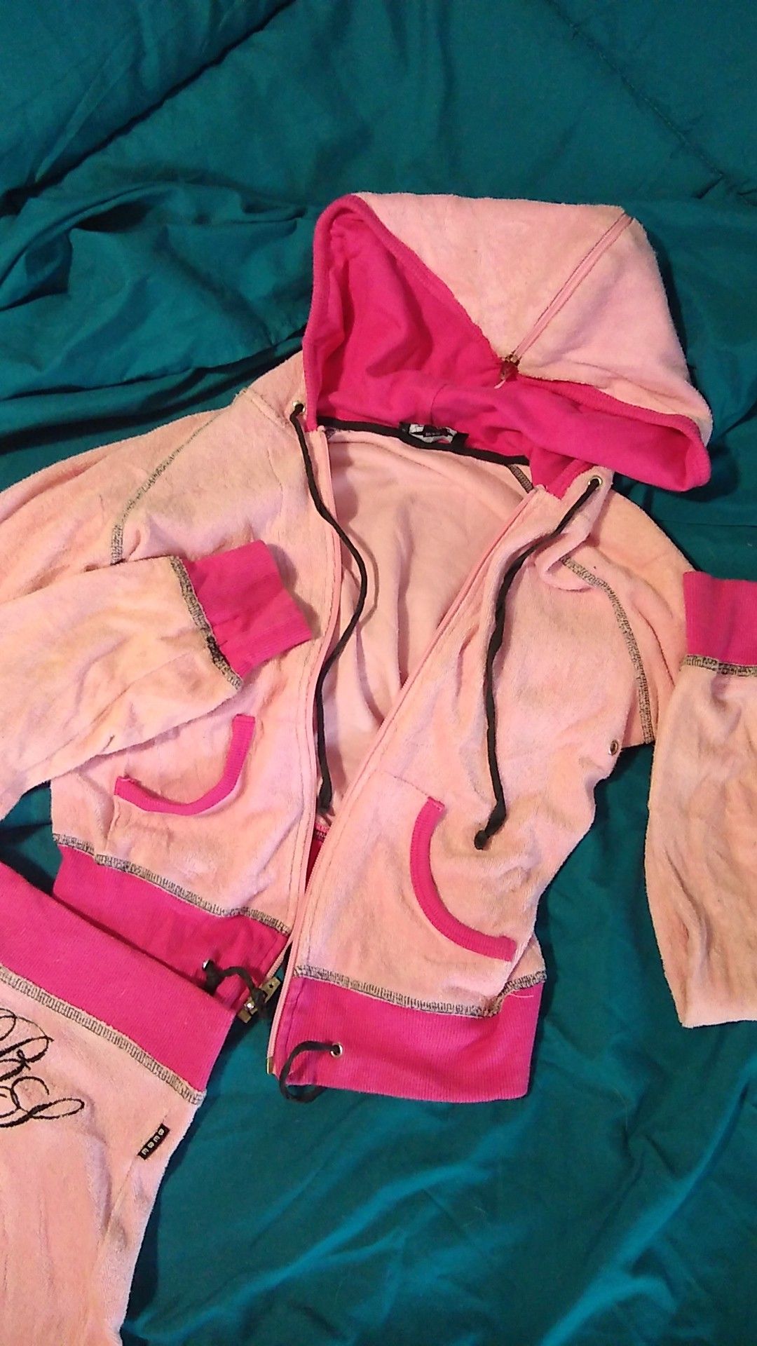 Vintage bebe sport top and skirt set