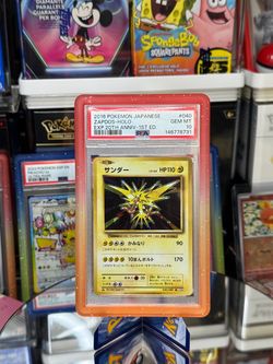 Zapdos 20th anniversary PSA 10