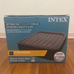 Intex Airbed Queen Size Air Mattress 