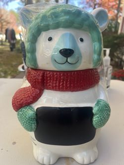 Christmas Vintage Cookie Jar