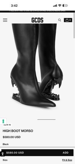 GCDS High Boot Morso Black