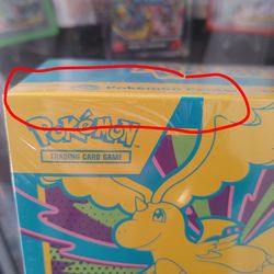 Pokemon center Ascended heroes ETB has a tear top left corner