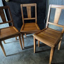 3 Antique French Chairs