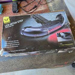 L.E.D Hitch step