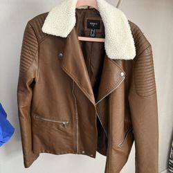 Brown Leather Jacket 