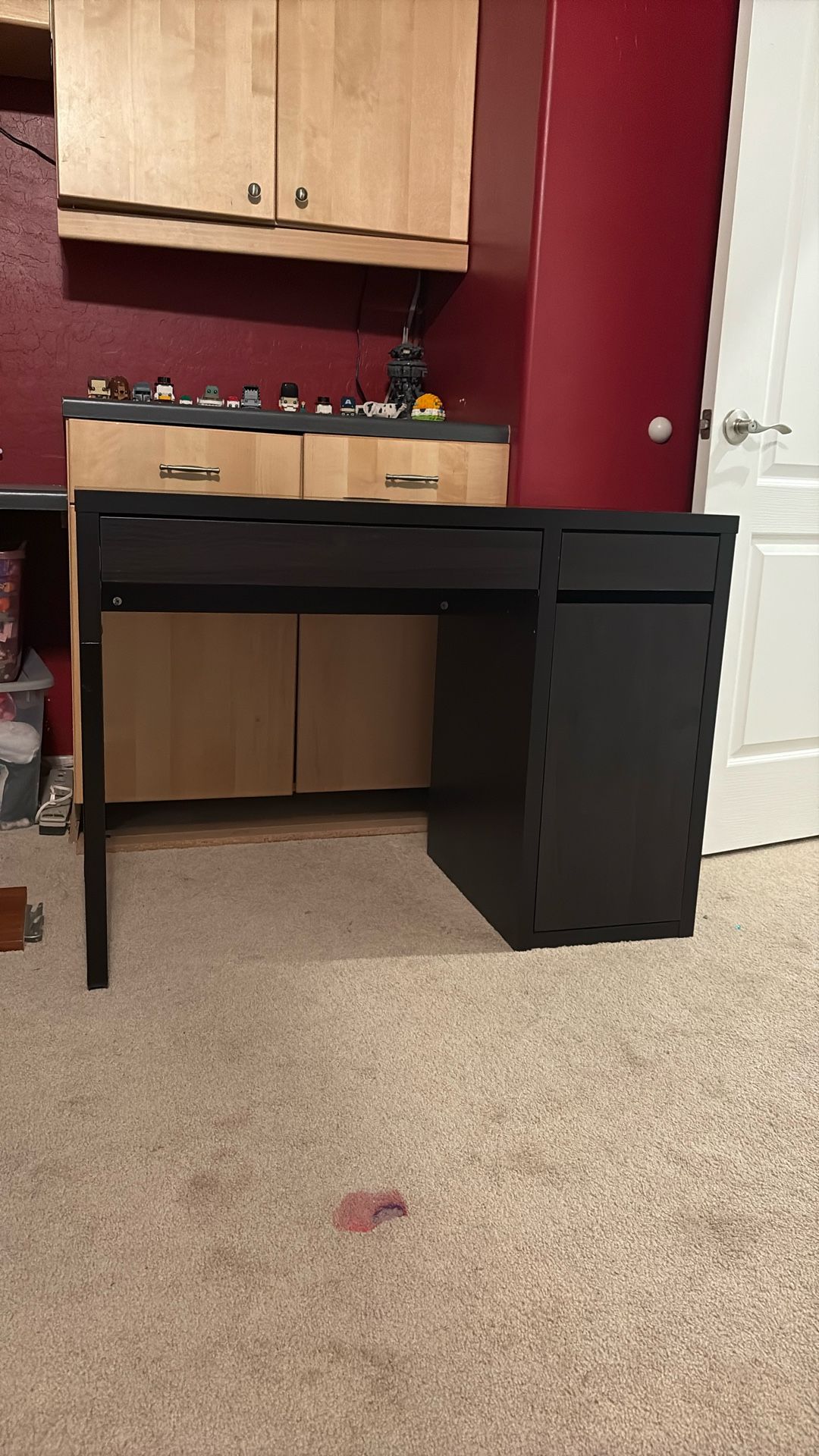 Black IKEA Desk