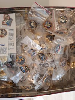 NASA & BOEING COLLECTIBLE SPACE PINS - LOT ONLY