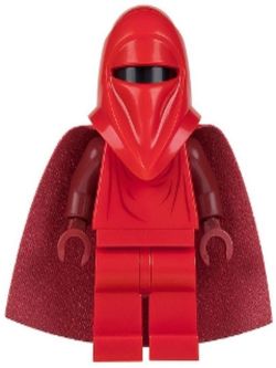 SW0521 Imperial Royal Guard - Dark Red Arms and Hands, Starched Fabric Cape