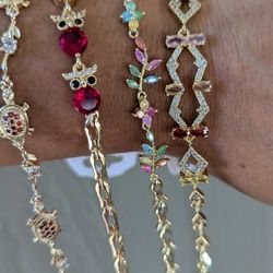 Laminated Gold Bracelet 