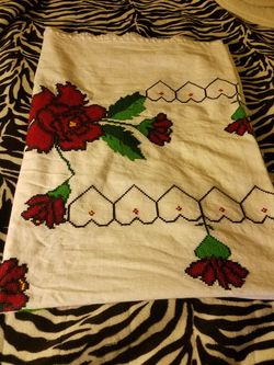 Mantel hecho a mano desde mexico