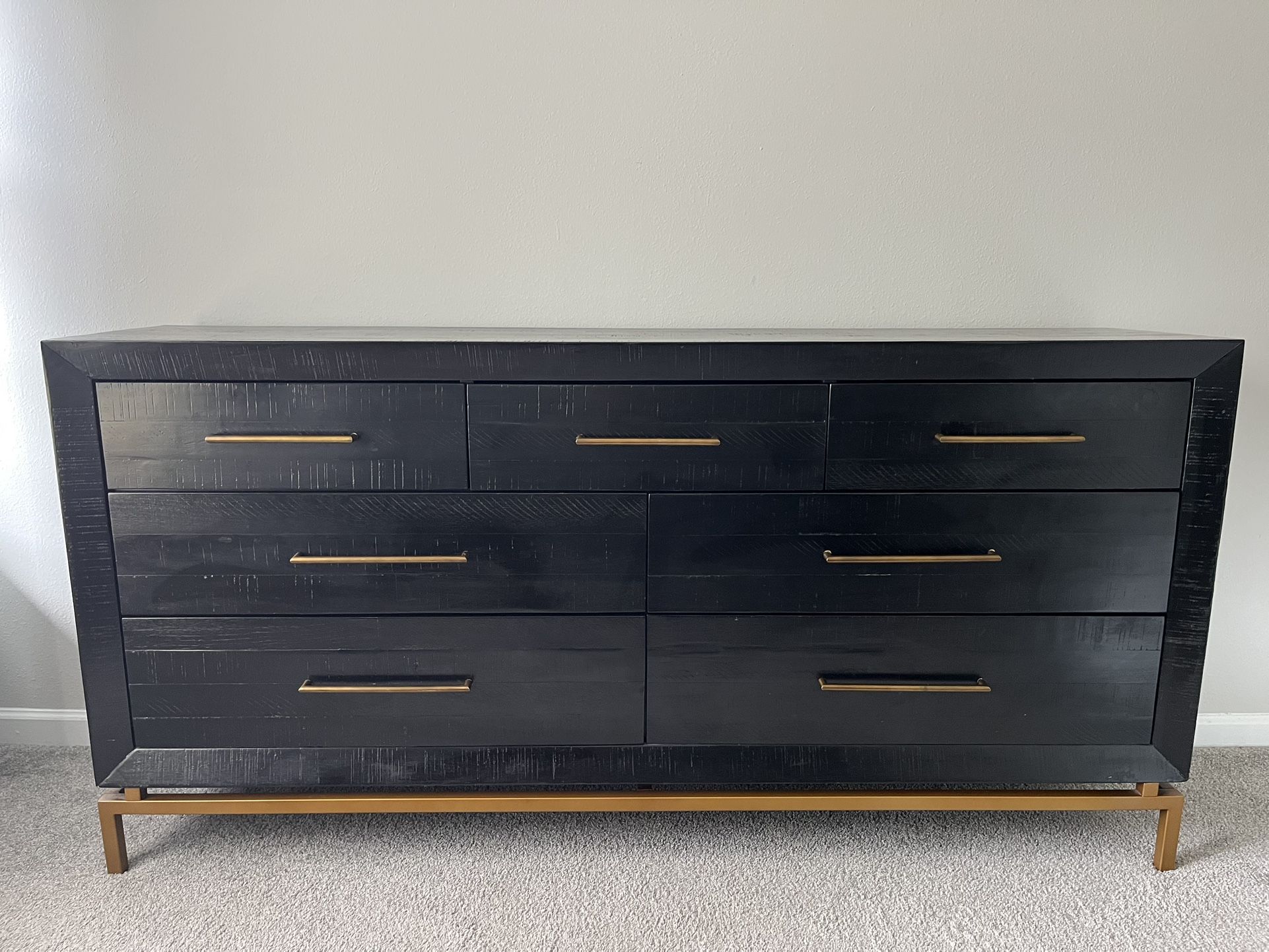 West Elm - Alexa Burnished 7 Drawer Dresser (70”) - Rustic Modern