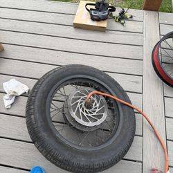 FattirehouseLA Hub Motor With Tire Mounted 