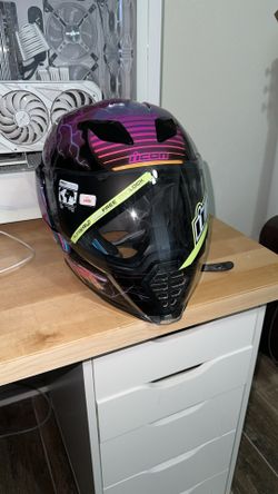 Icon Airflite Synthwave Helmet. Large