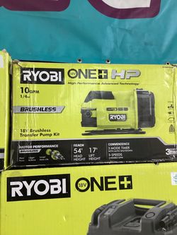 Ryobi 18V ONE+ HP Brushless Transfer Pump Kit