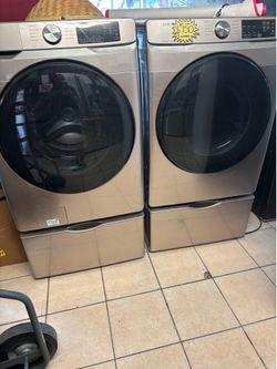 SAMSUNG GAS WASHER AND DRYER