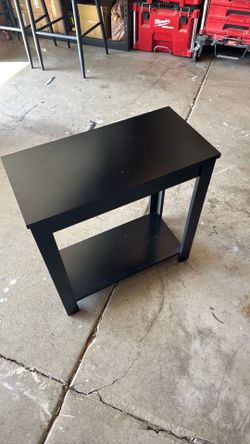 Black Side Table