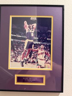 Signed authenticated Kobe Poster