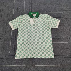 Gucci Green Polo Shirt Of Men 