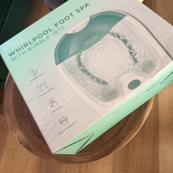 Máhli Whirlpool Foot Spa with Bubble Jets – Like New