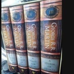 A Game of Thrones Clash of Kings Storm of Swords Feast Crows Martin HBO HC Set