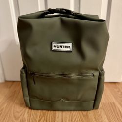 Hunter Top Clip Backpack Green With Tags