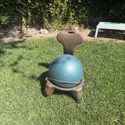 Yoga ball chair for good posture $20 OBO