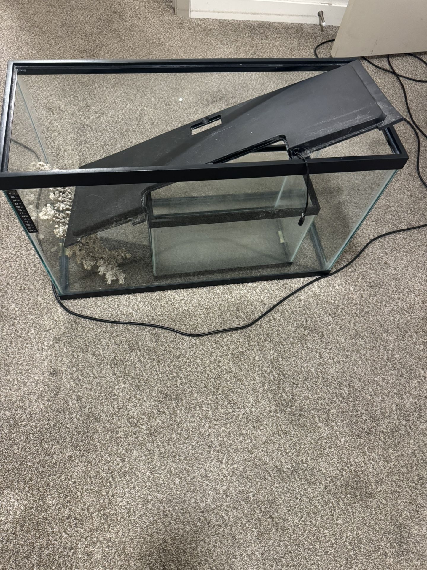 2 Fish Tank With Coral Decoration