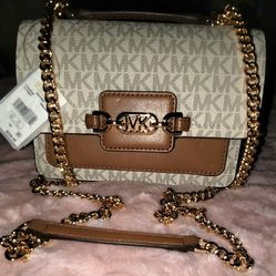 Michael Kors Brown and Cream Women's Bag. New W/tags.