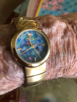 Mosaic Opal Faced Watch