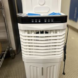 Portable Air Cooler - Evaporative Cooling Unit with Remote Control & Ice Packs