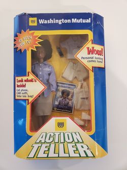 Bank Teller barbie doll