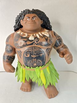 DISNEY MOANA MEGA MAUI TALKING SINGING DOLL 16"  TOY Jakks Pacific Works
