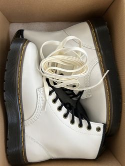 White Doc Martins