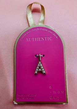 A New Day Letter A Pearl Charm