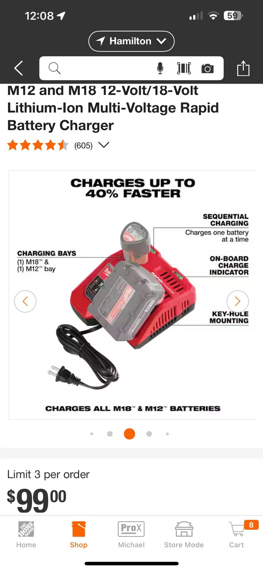 Milwaukee RAPIDCHARGE