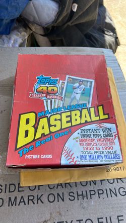 Topps 40 years of baseball 1991 sealed packs