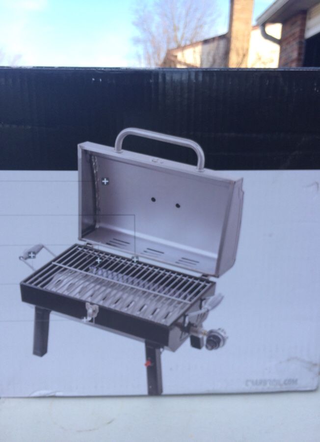 Portable gas grill charbroil brand new in box never opened.