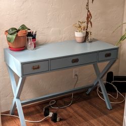 Blue Desk / Console Table