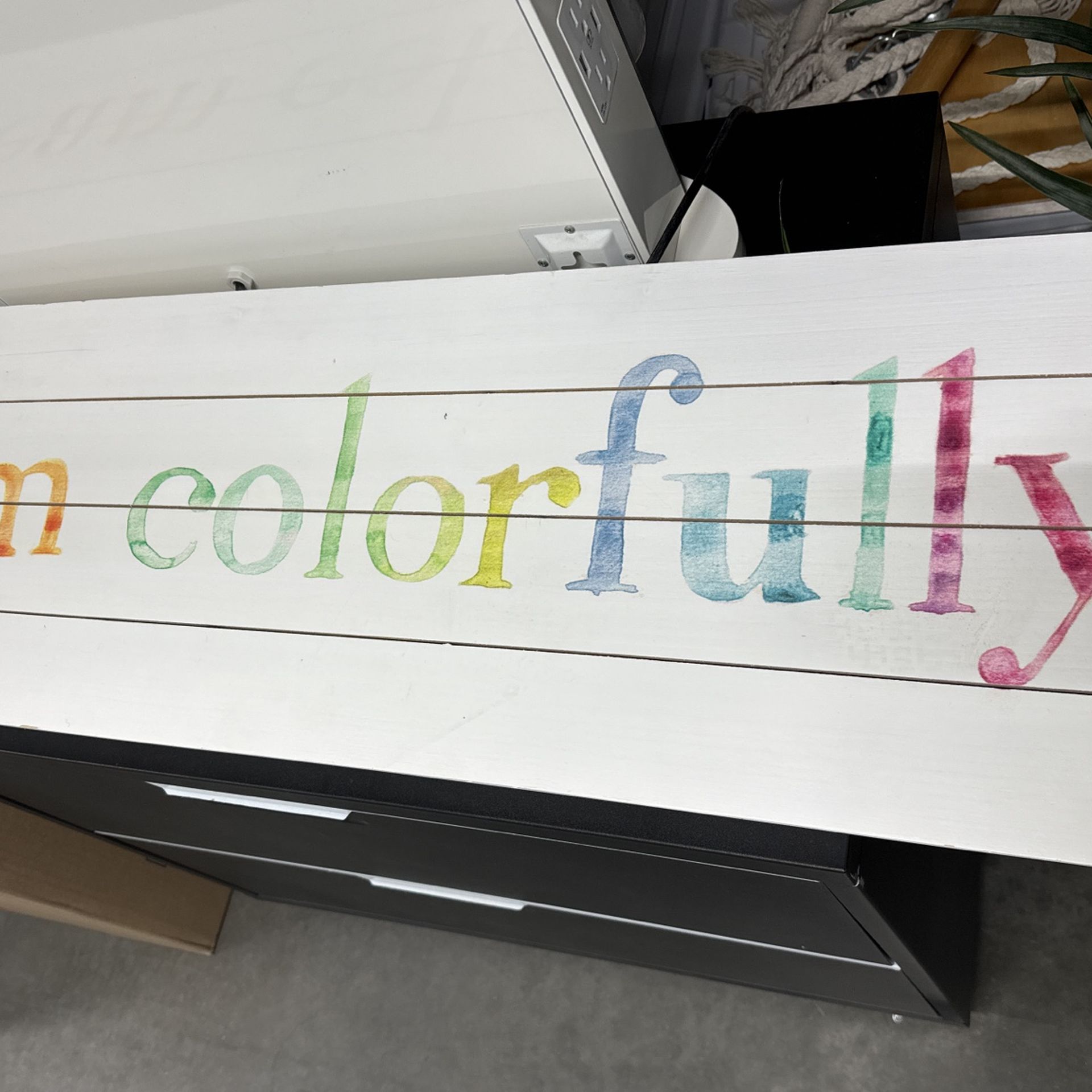 PB Teen Wood Panel Art