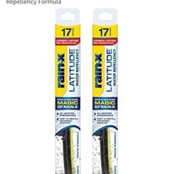 Rain-X Wiper Blades, 17 Inch Windshield Wipers