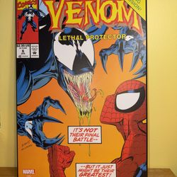 Spider-Man And Venom Comic Wall Decoration